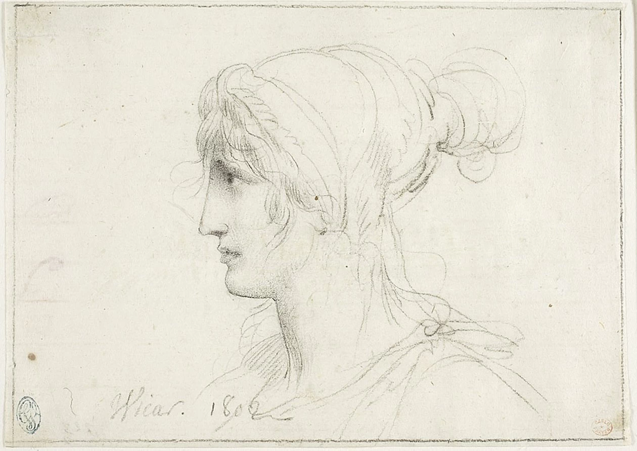 Jean - Baptiste Wicar, Profilo di donna, Art Institute of Chicago